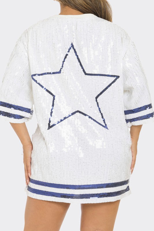 Cowboys Game Day Mini Dress