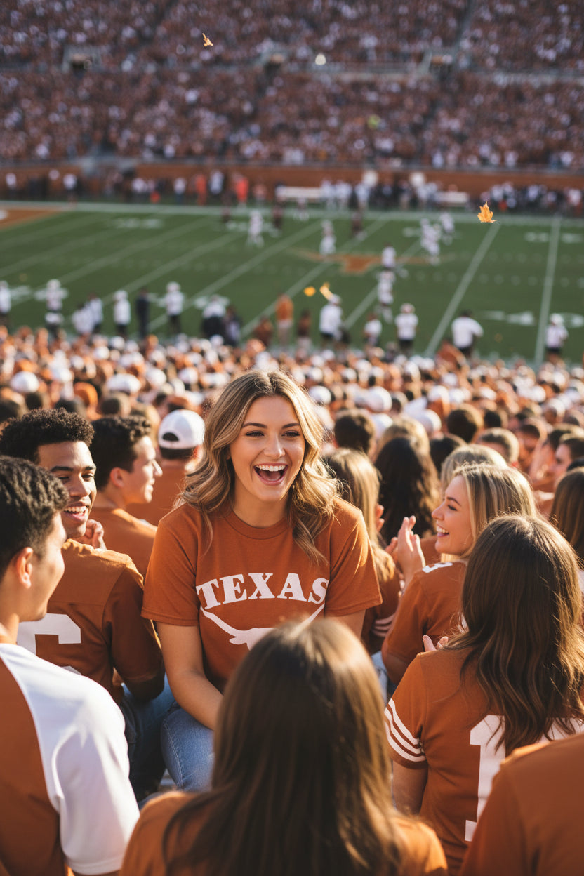 Texas Longhorn Graphic T-shirt Burnt Orange