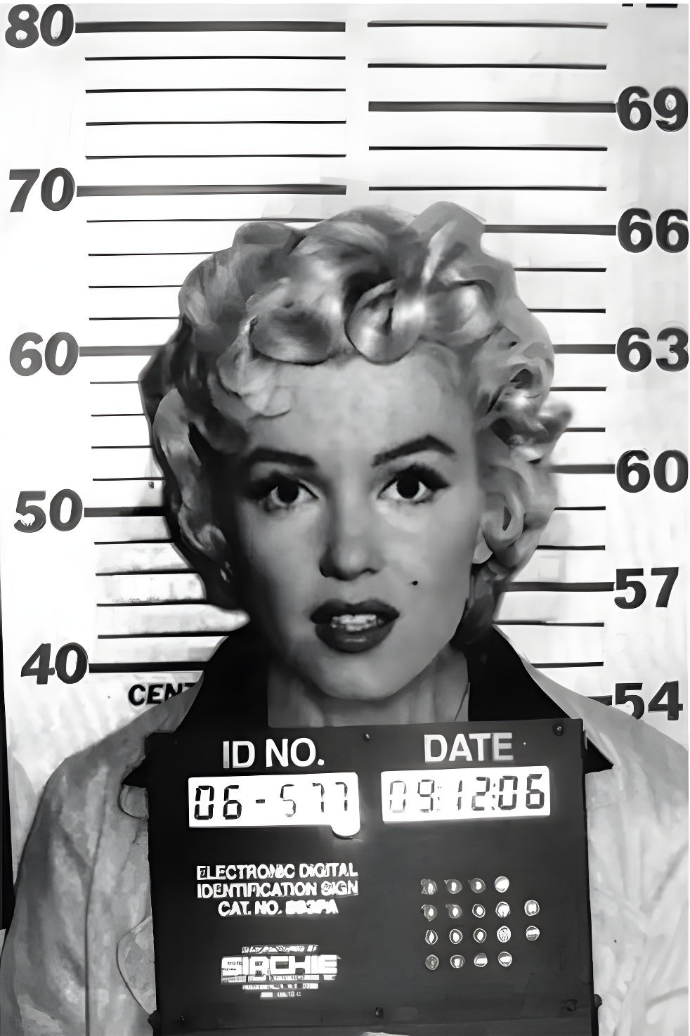 MARILYN MONROE MUG SHOT GRAPHIC T