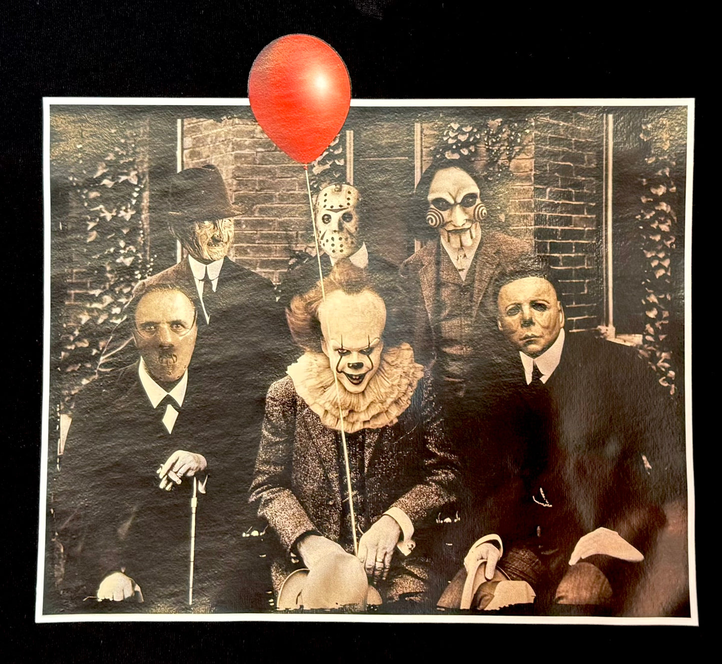 Horror Family Portrait Graphic T-Shirt