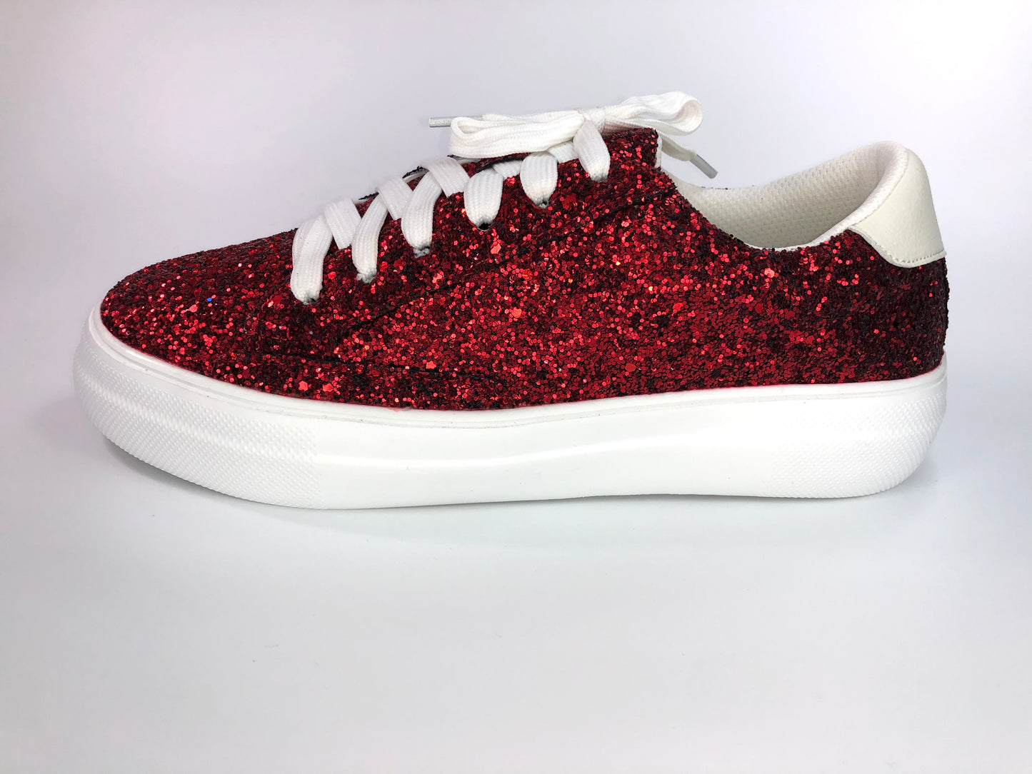 Electric Red Tennis Shoes