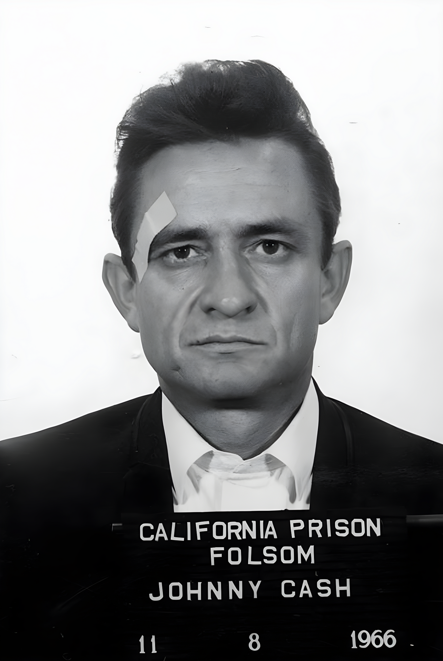 JOHNNY CASH MUG SHOT GRAPHIC T