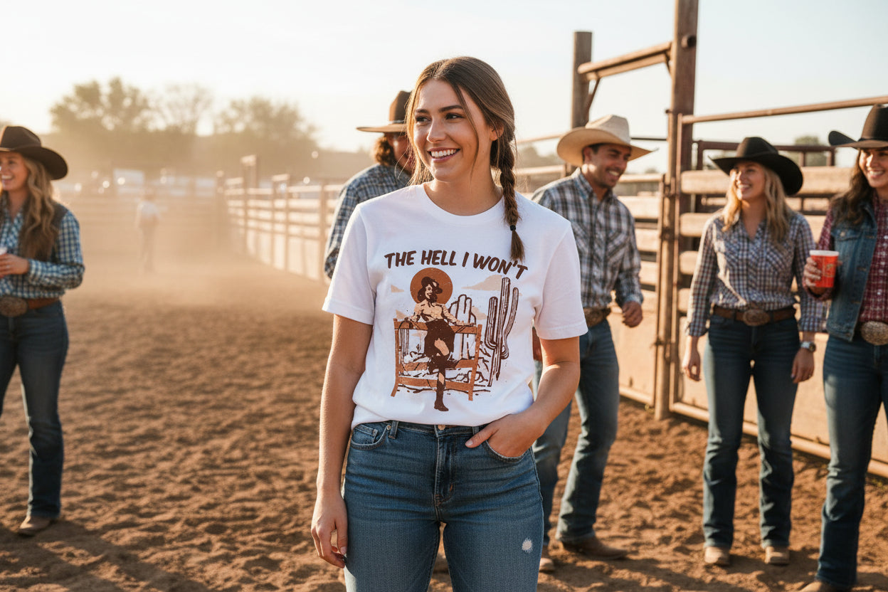 The Hell I Won't Graphic T-Shirt