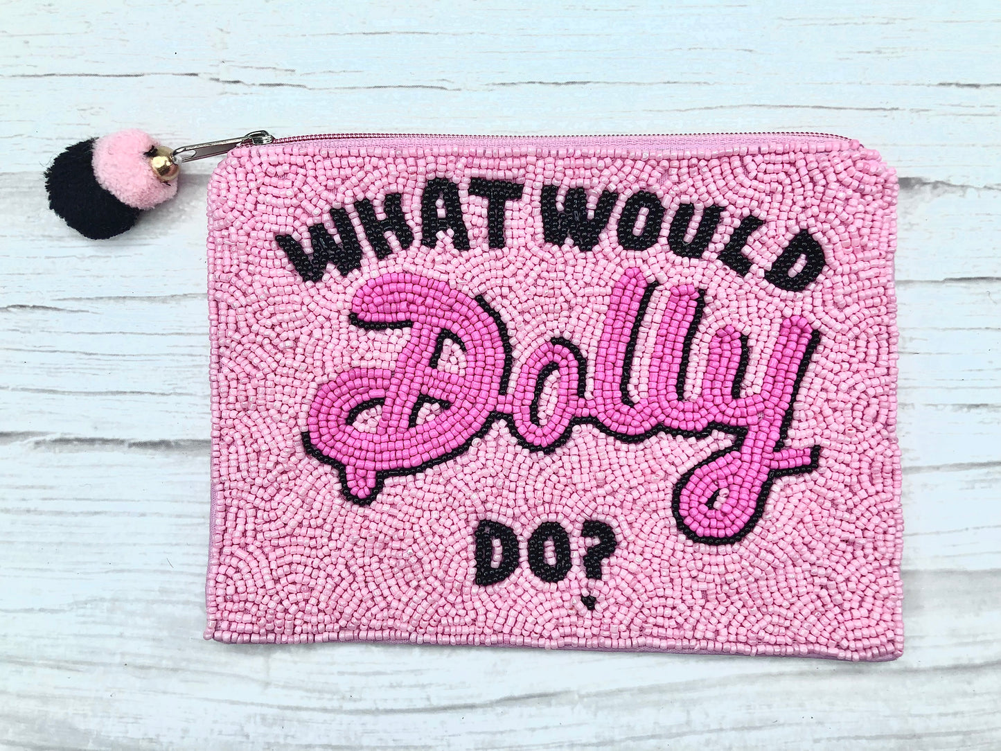 What Would Dolly Do? Beaded Coin Purse