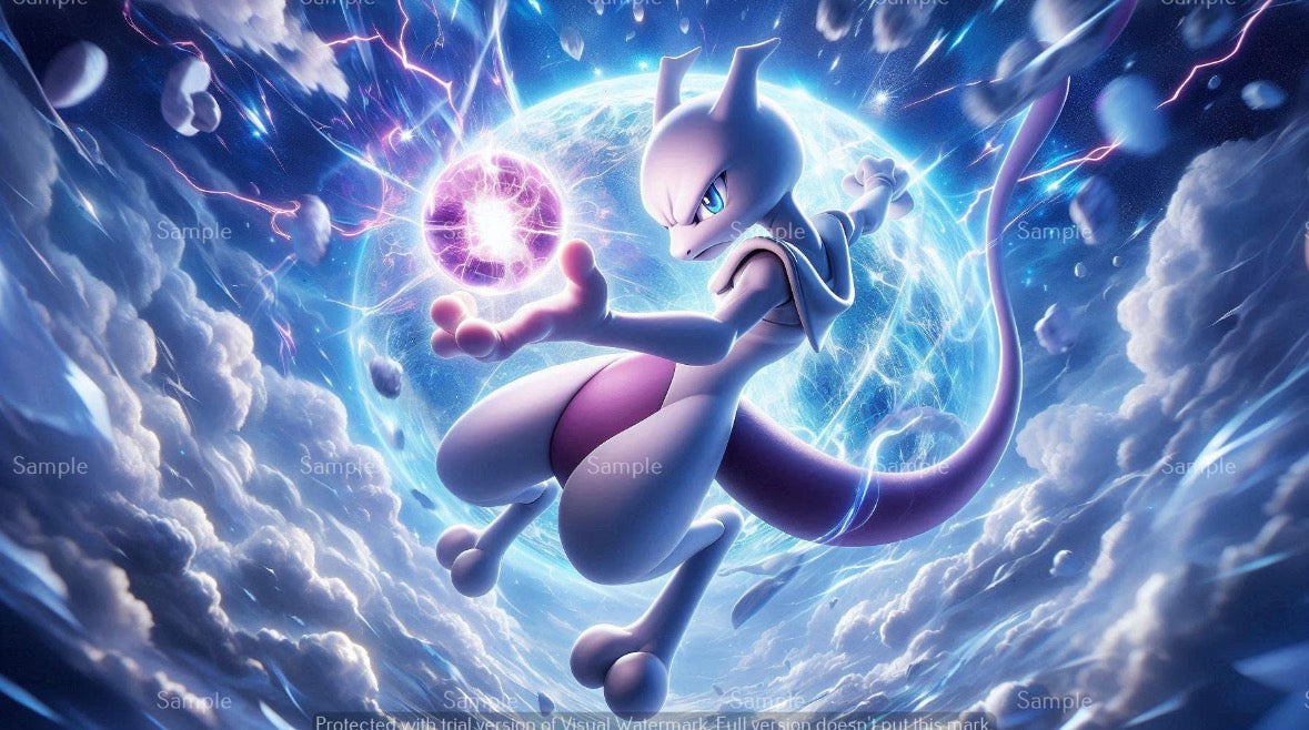 MEWTWO GRAPHIC T-SHIRT