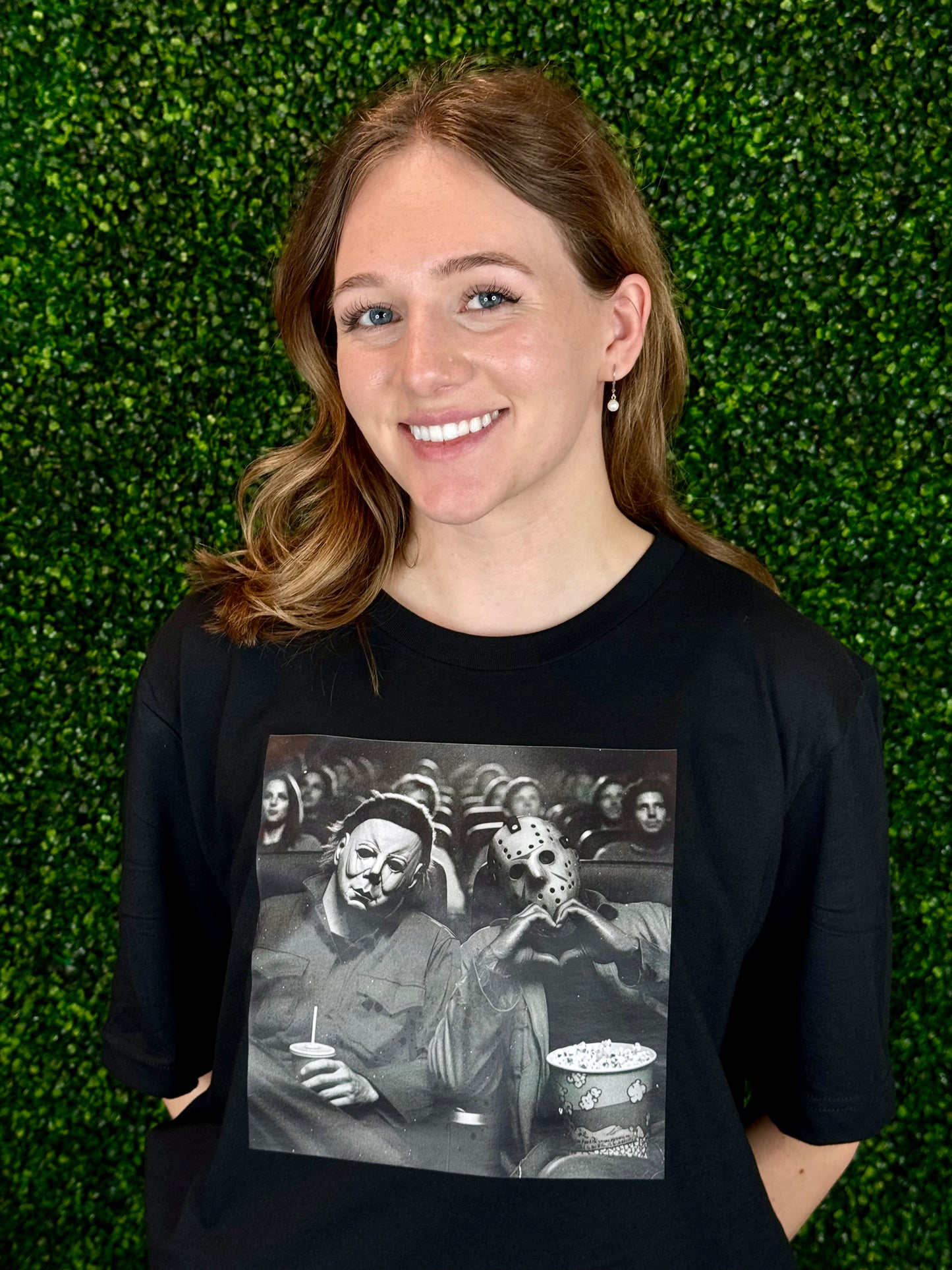Horror in the Theater Graphic T-Shirt