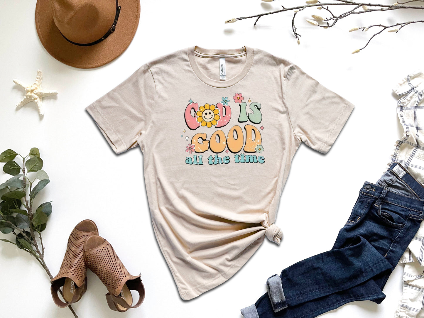 God Is Good All The Time Graphic T