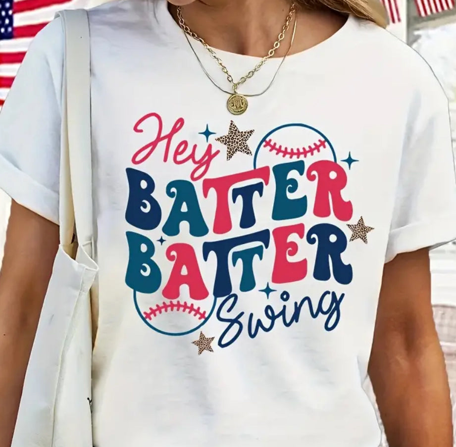 Hey Batter Batter Graphic T