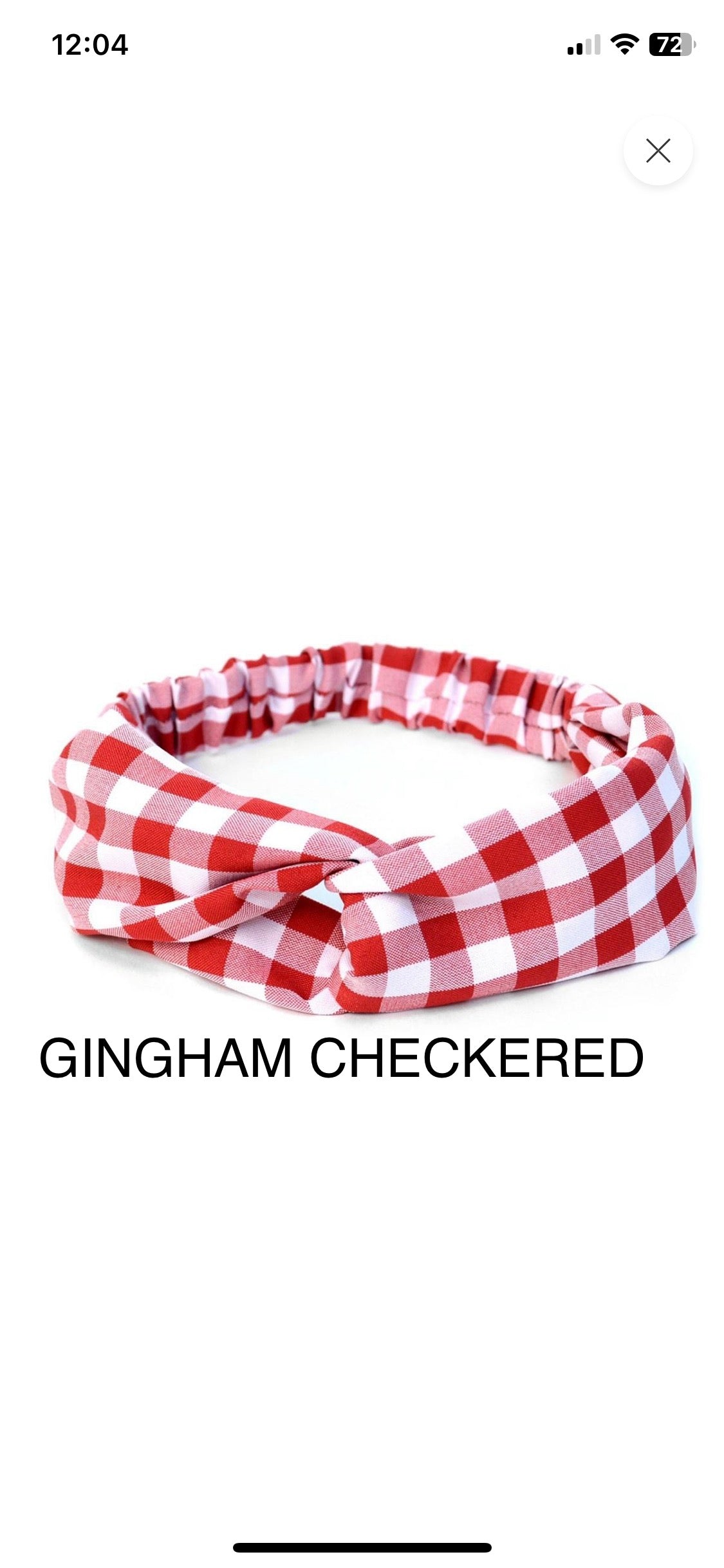 Criss Cross Headbands Red
