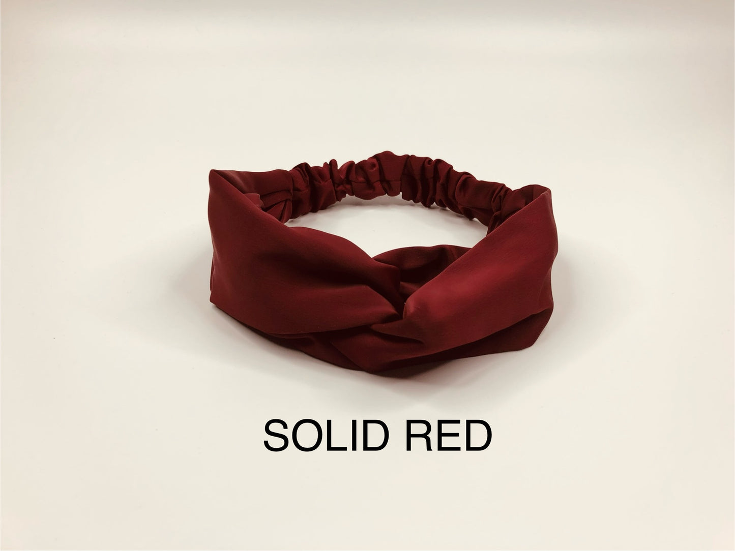 Criss Cross Headbands Red