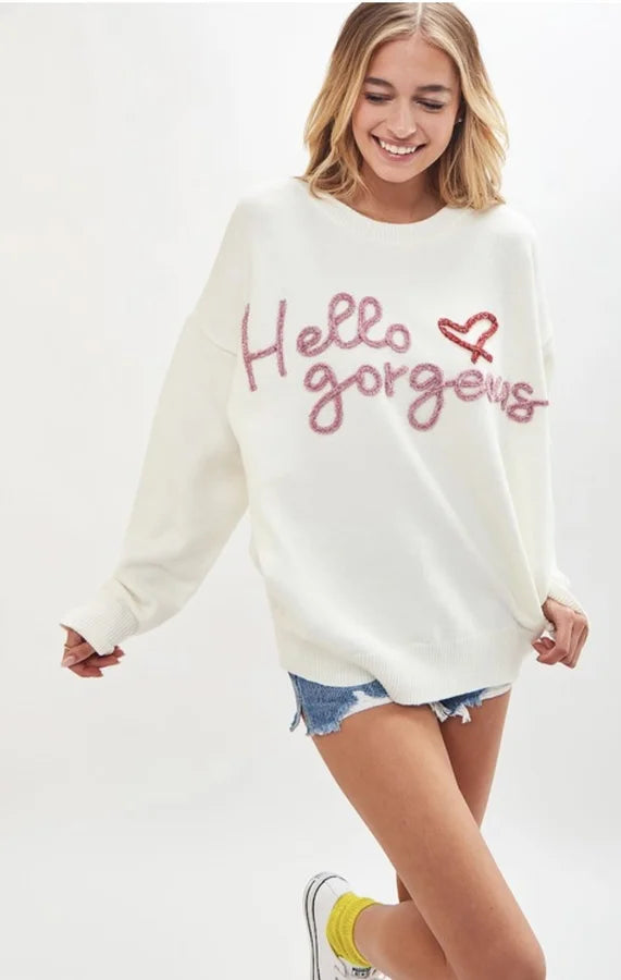 Hello Gorgeous Sweater Ivory
