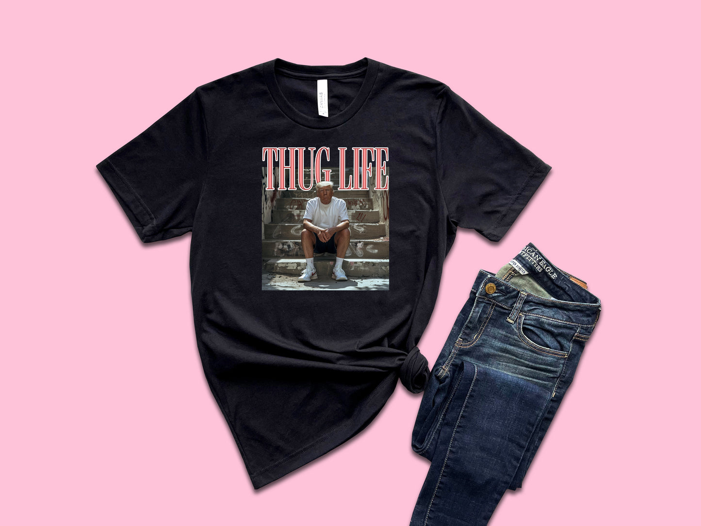 Trump Thug Life Graphic T