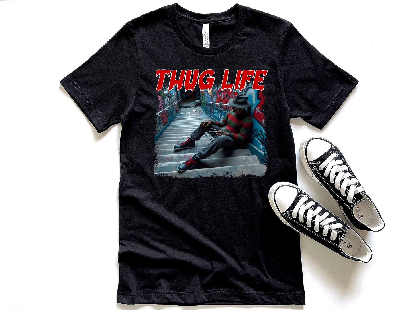 Thug Life Freddie Graphic T