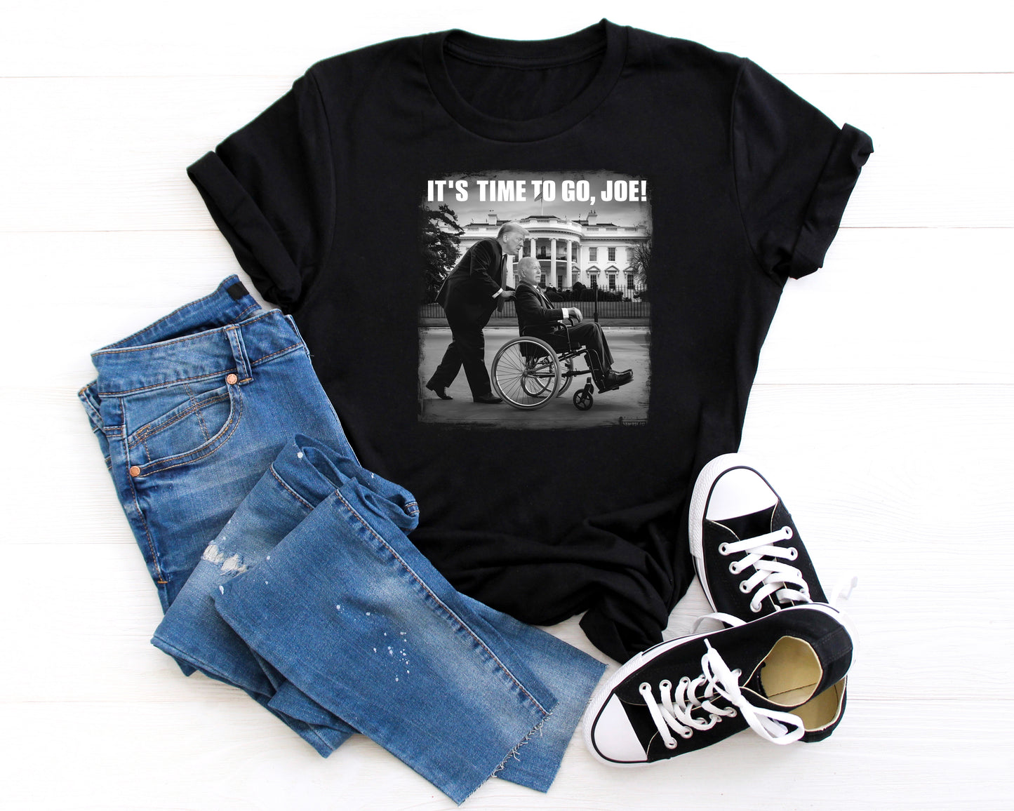 Time To Go Joe Graphic T