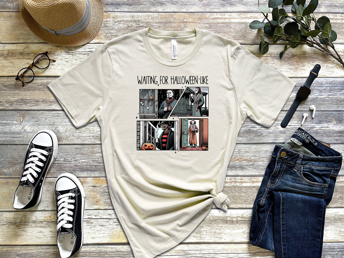 Waiting For Halloween Like Graphic T