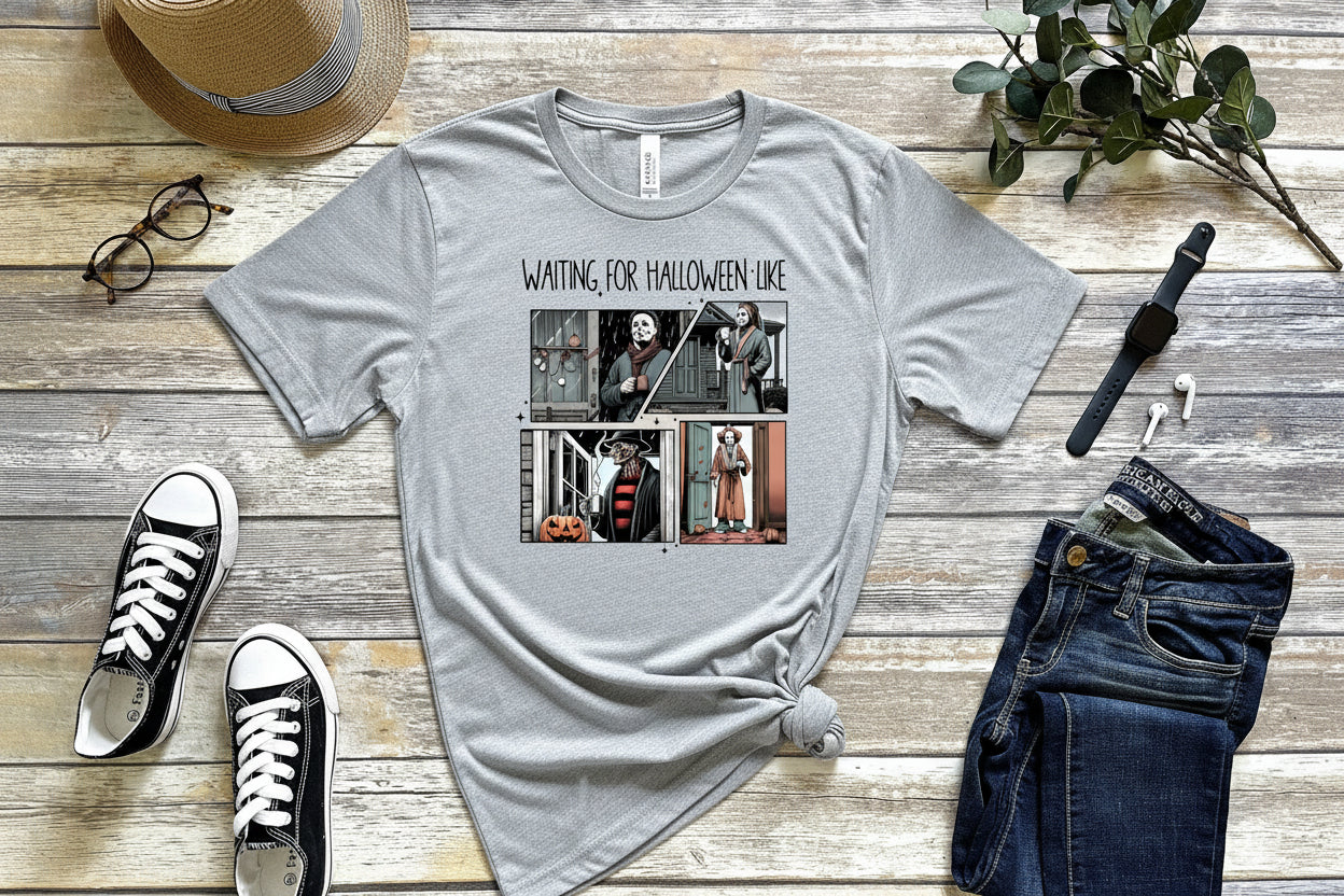 Waiting For Halloween Like Graphic T