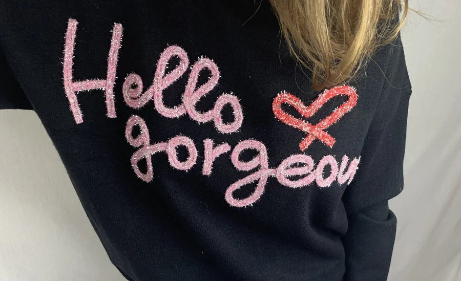 Hello Gorgeous Sweater Black