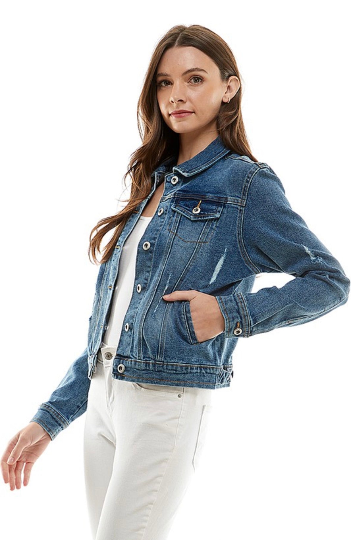 Dark Blue Denim Jacket