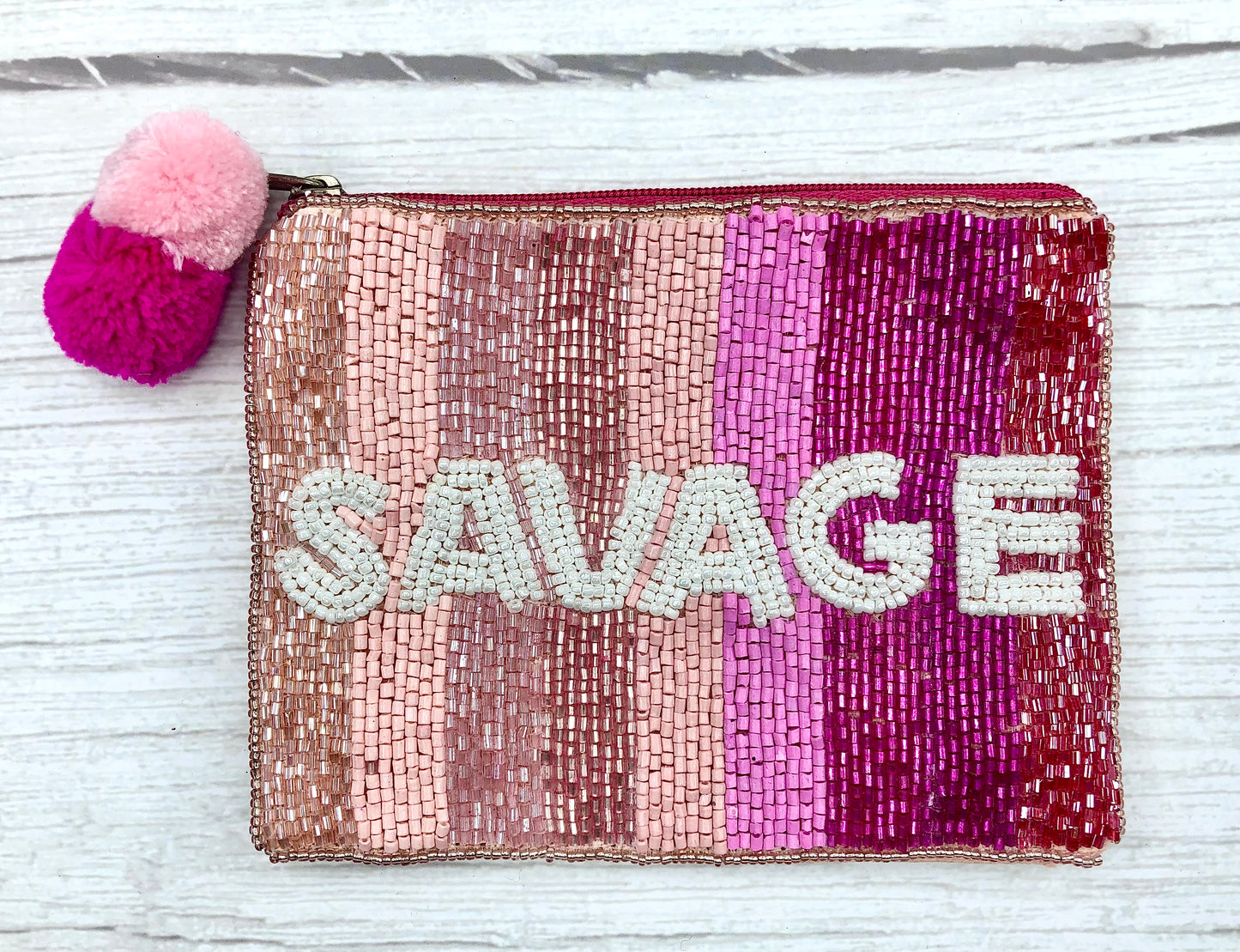 Savage Beaded Coin Purse