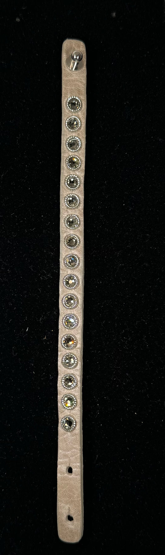 Antique Leather Studded Bracelet