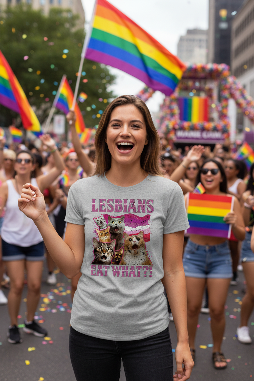 Lesbians Eat What? Graphic T-Shirt