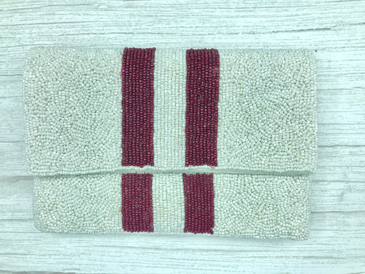 A&M Beaded Mini Clutch