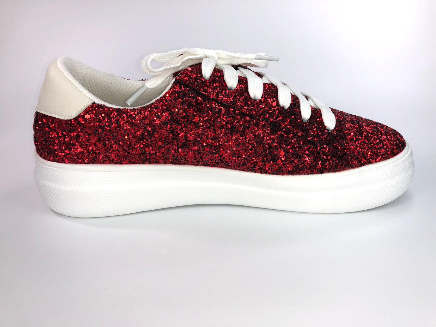 Electric Red Tennis Shoes