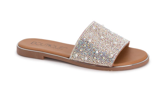 Clear Rhinestone Sandal