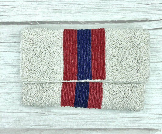 Ole Miss Beaded Mini Clutch