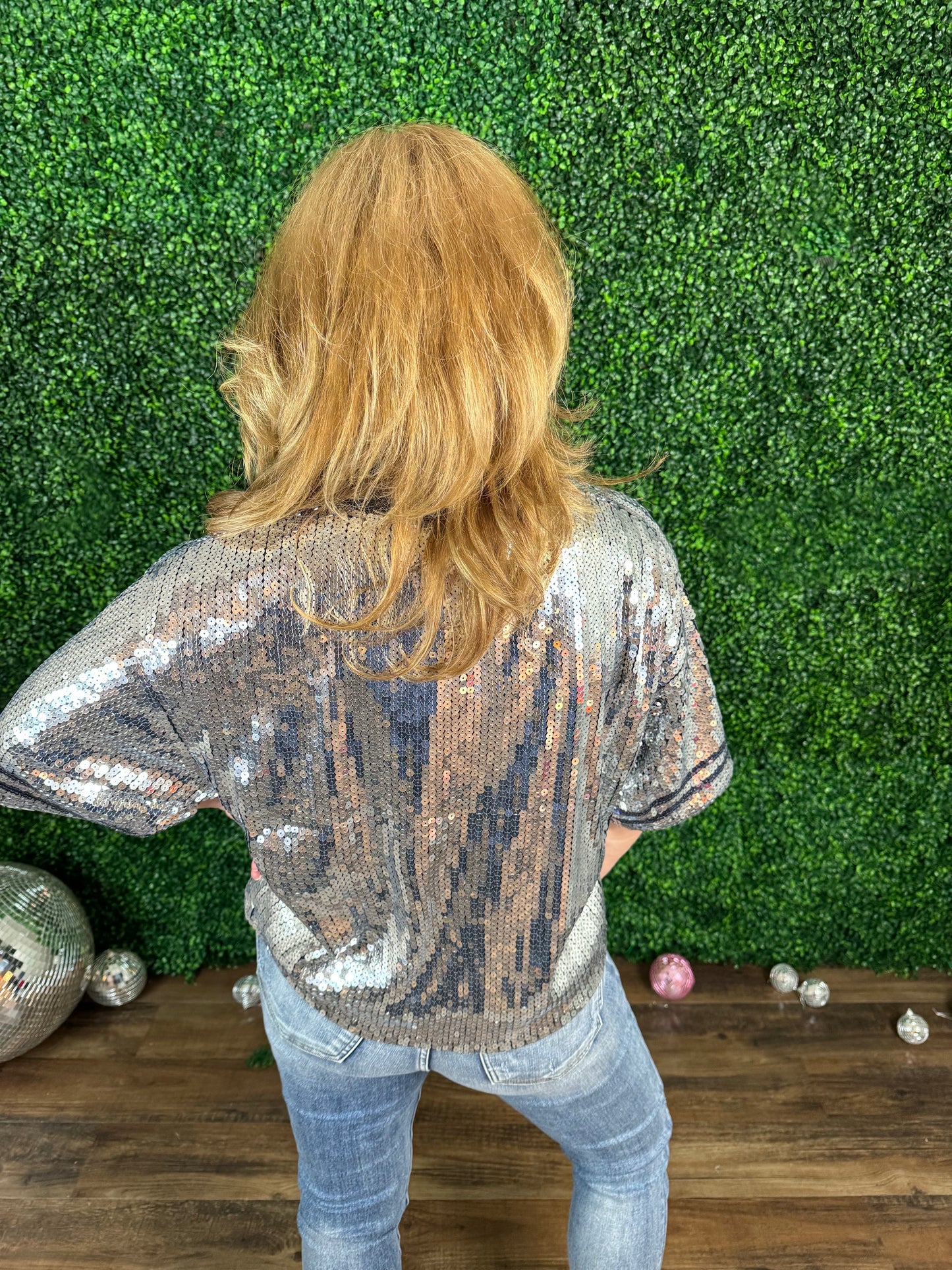 Cowboys Sequin Top