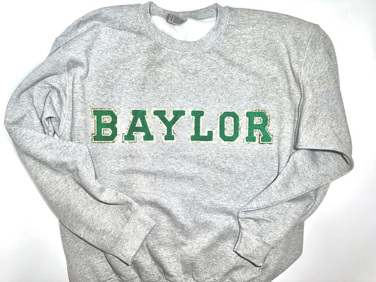 Baylor Chenille Sweatshirt