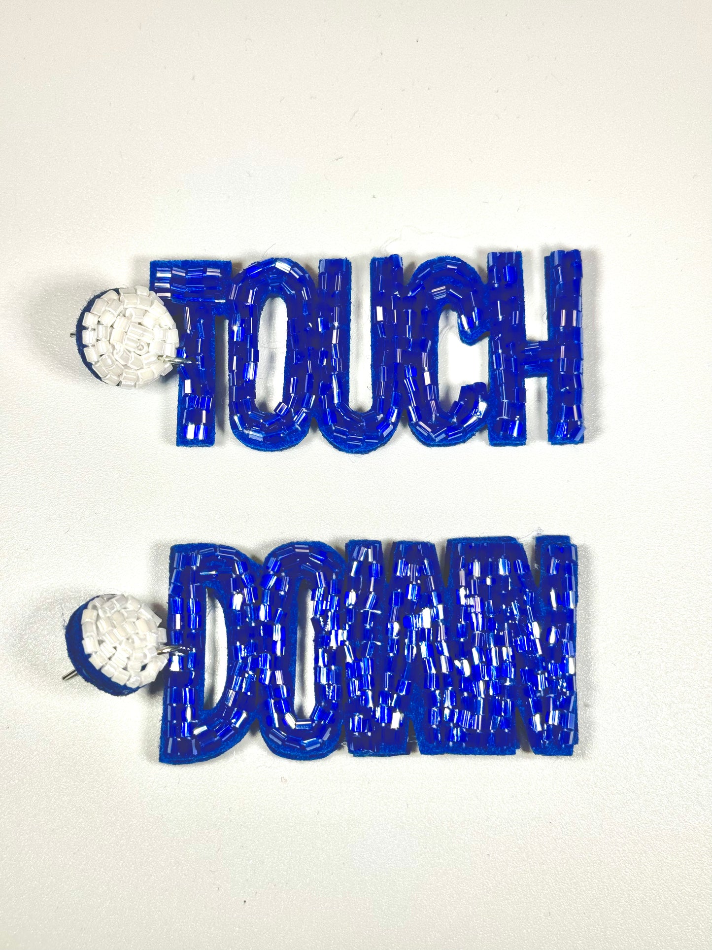 Touch Down Earrings Blue