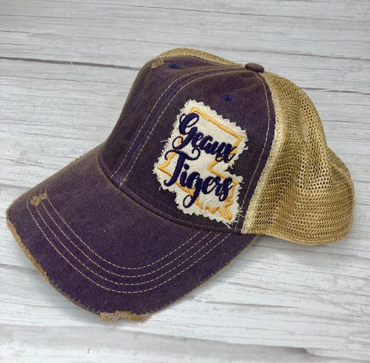 Geaux Tigers Vintage Ball Cap