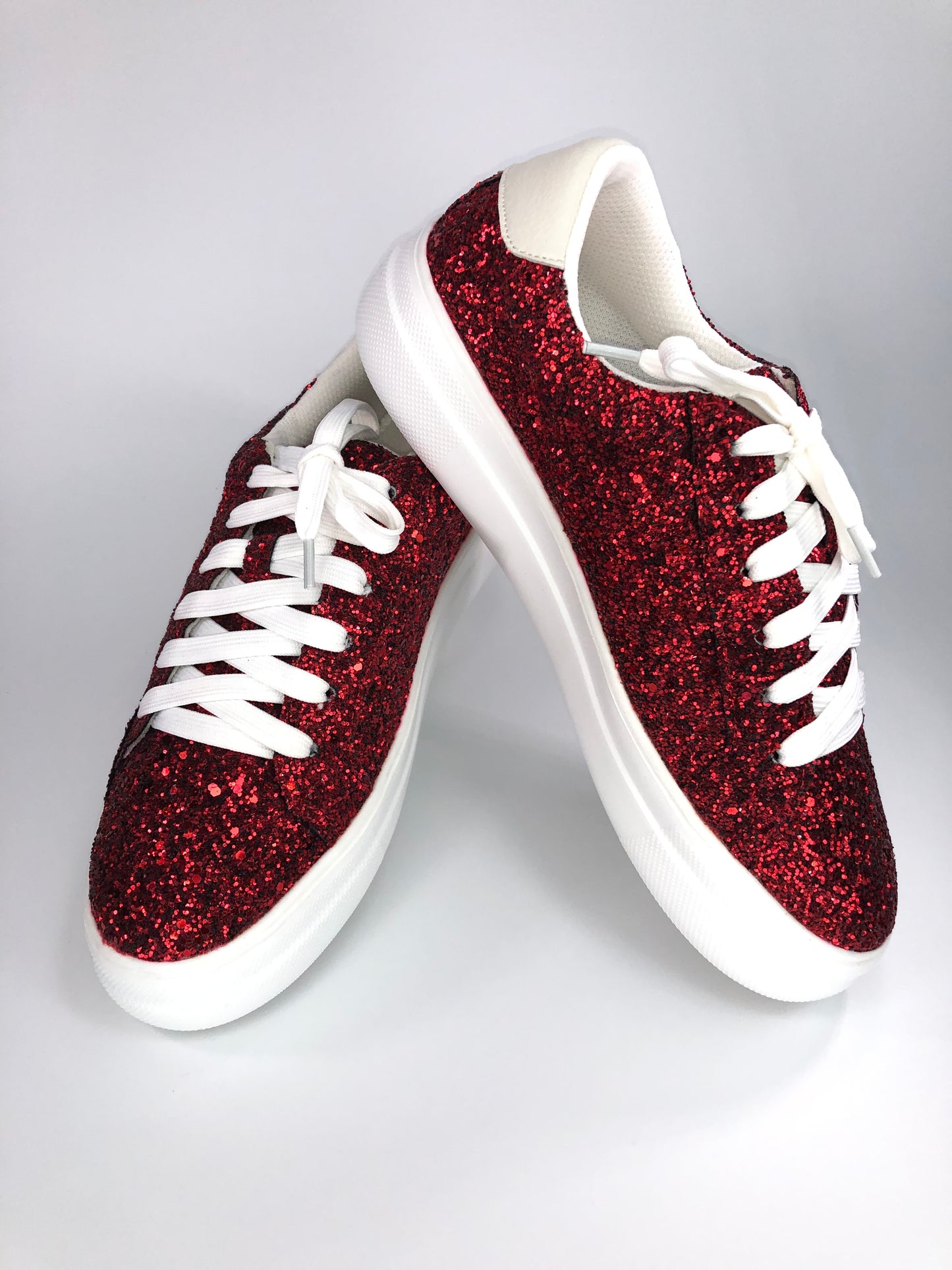 Electric Red Tennis Shoes