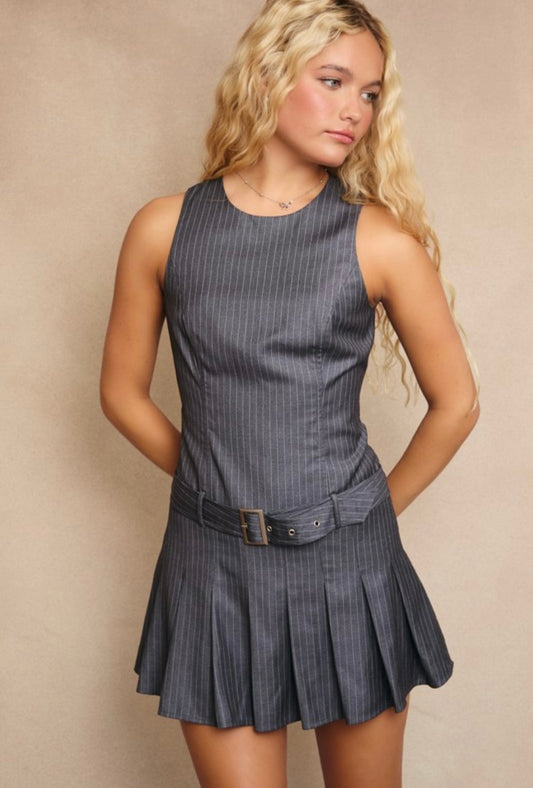 MINI DRESS WITH BELT