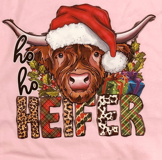 Ho Ho Heifer Graphic T-Shirt