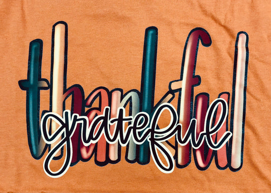 Thankful Grateful Graphic T-Shirt