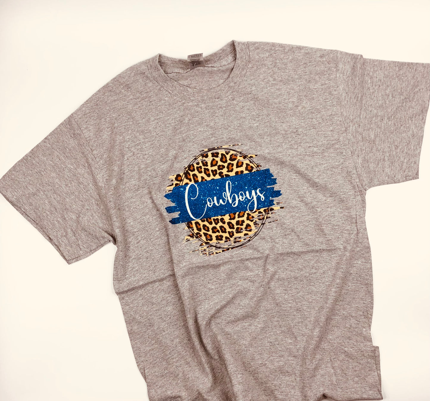 Cowboys Leopard print Graphic T-Shirt