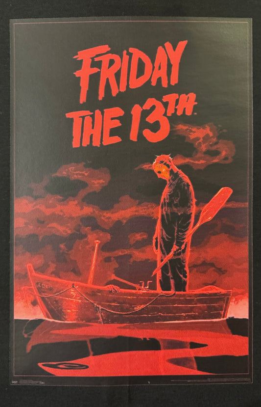 FRIDAY THE 13TH MOVIE POSTER GRAPHIC T