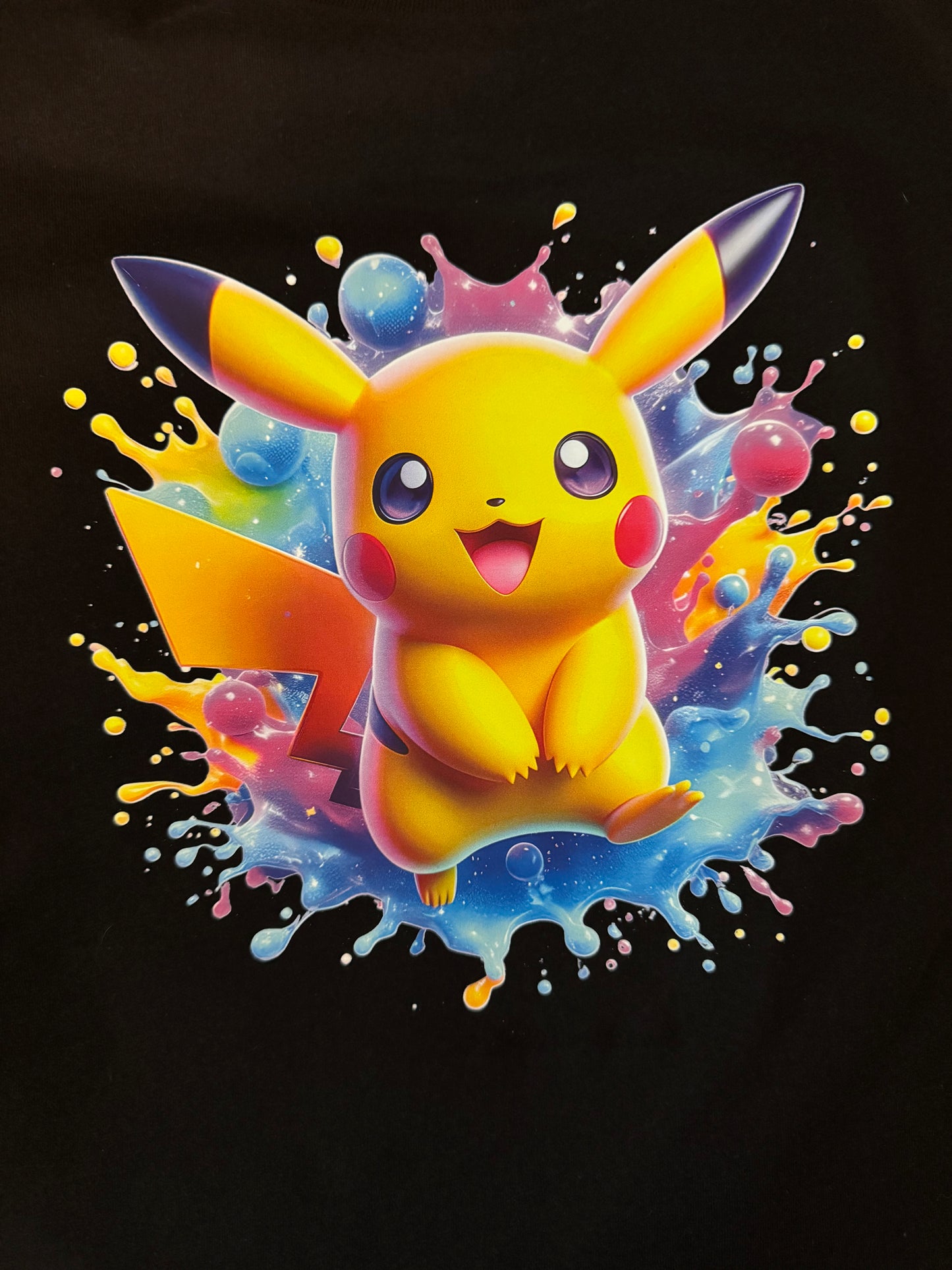 Watercolor Cartoon Graphic T-Shirt