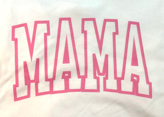 MAMA pink Graphic T-Shirt