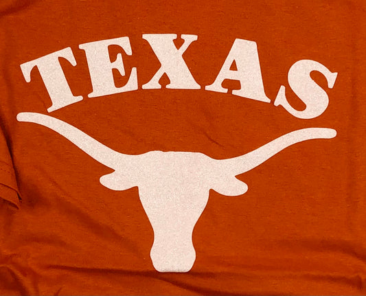 Texas Longhorn Graphic T-shirt Burnt Orange