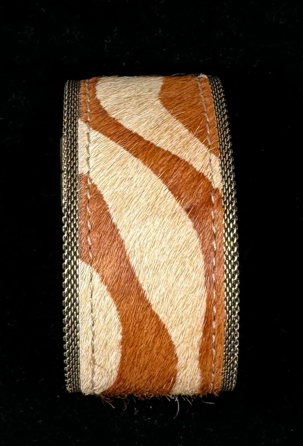 Zebra Leather Bracelet