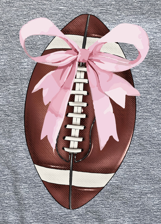 Croquette Bow Football Graphic T