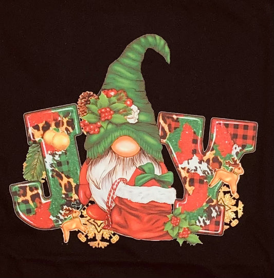 Christmas Joy Gnome Graphic T-Shirt