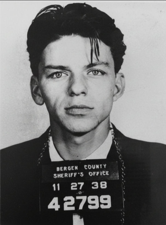 Frank Sinatra Mug Shot Graphic T-Shirt