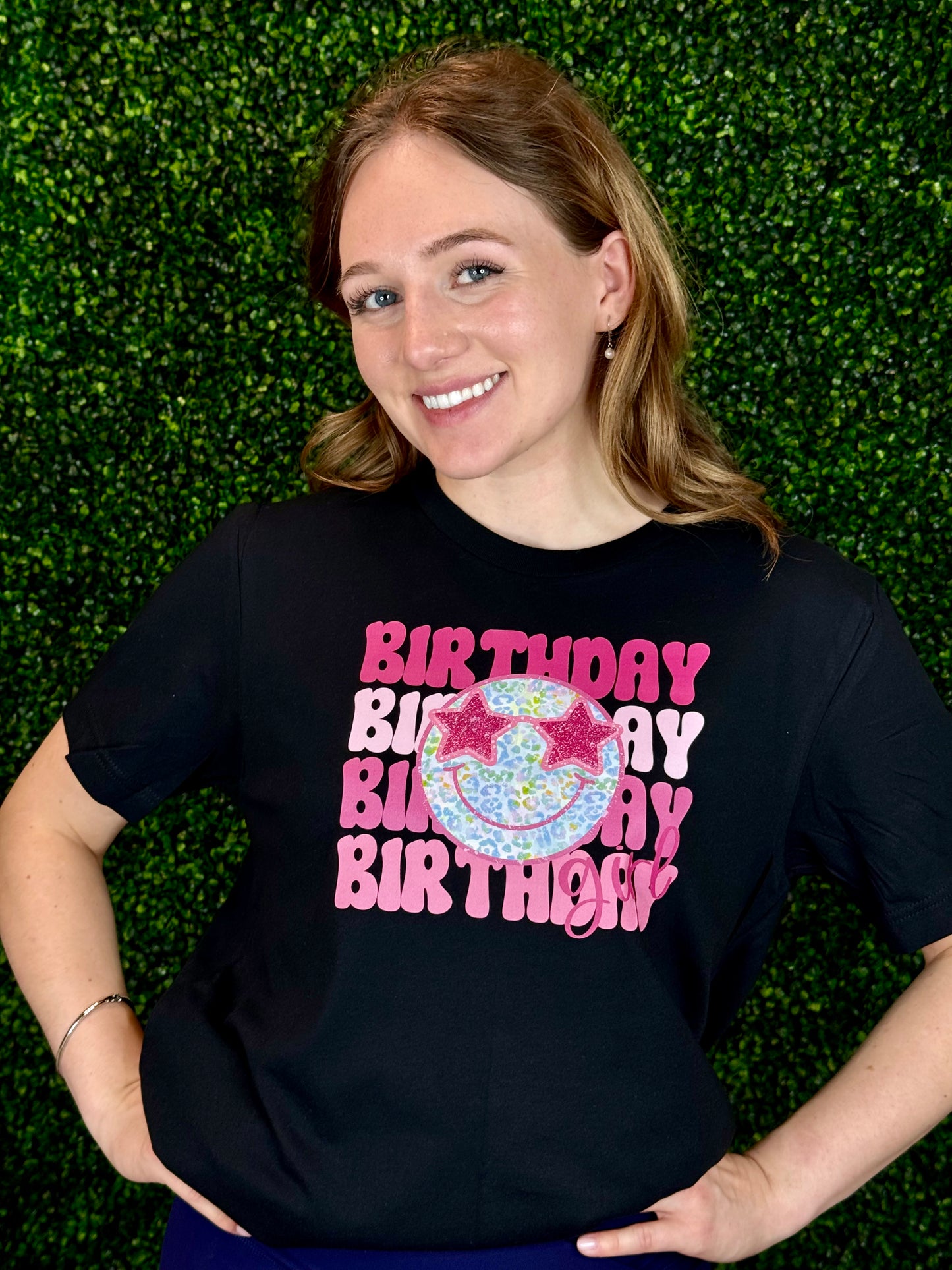 Happy Birthday Girl Graphic T-Shirt