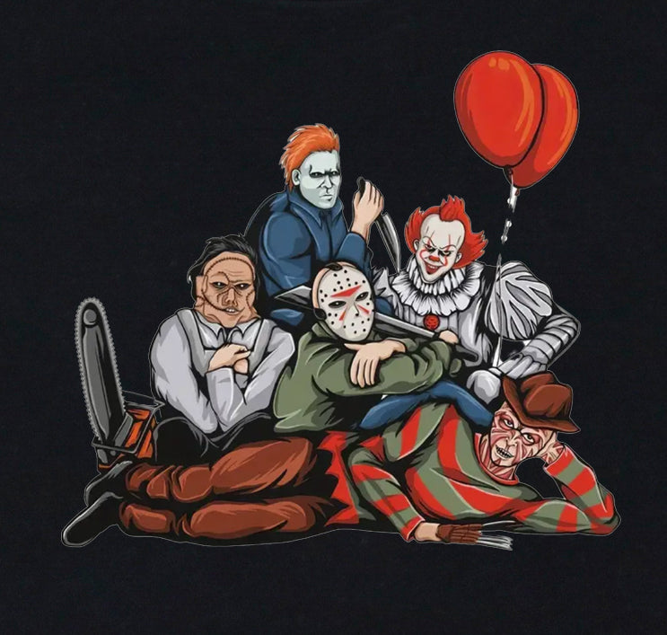 Horror Character Group Graphic T