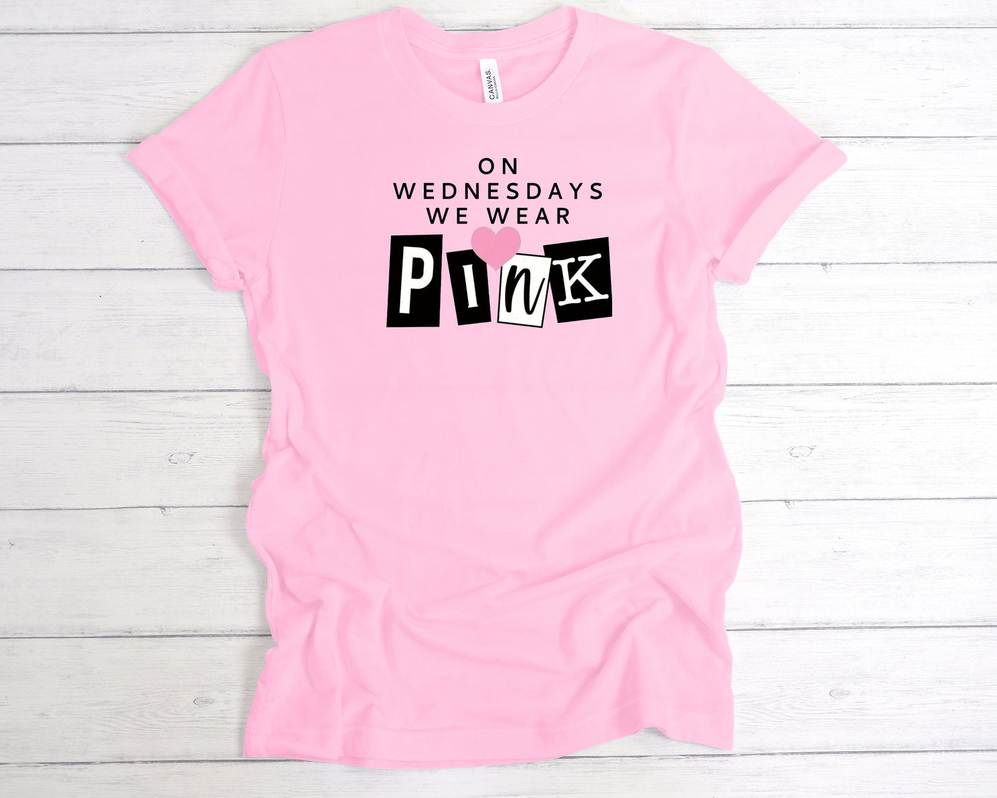 Wednesday We Wear Pink Graphic T