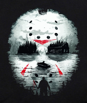 Crystal Lake Mask Graphic T